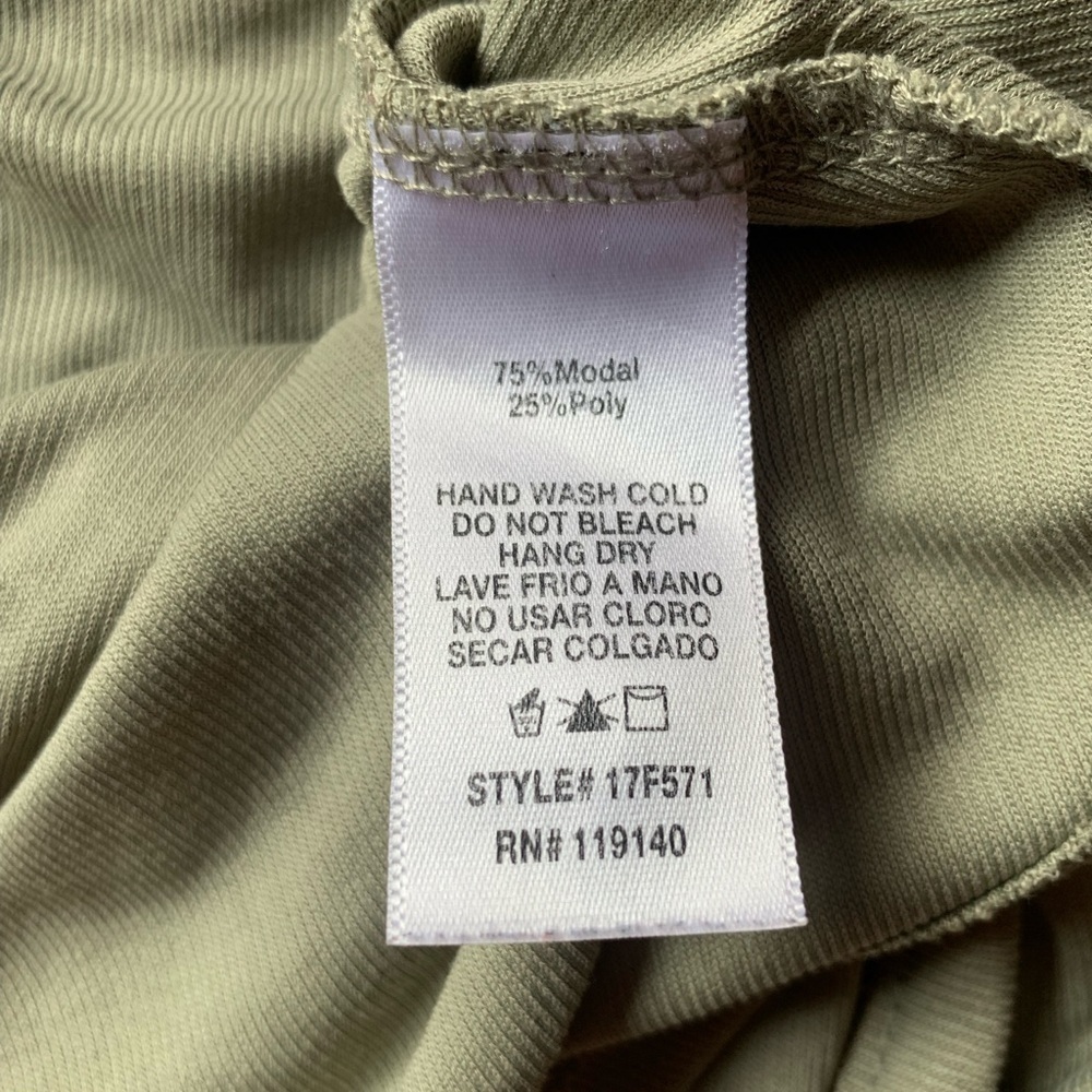 Double Zero Soft Modal Ribbed Racerback Tank Top - Picture 5 of 5